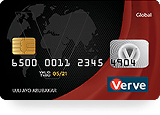 Verve tarjeta de crédito Nigeria